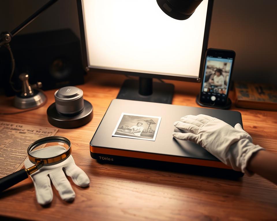ferramentas para digitalização de fotos antigas