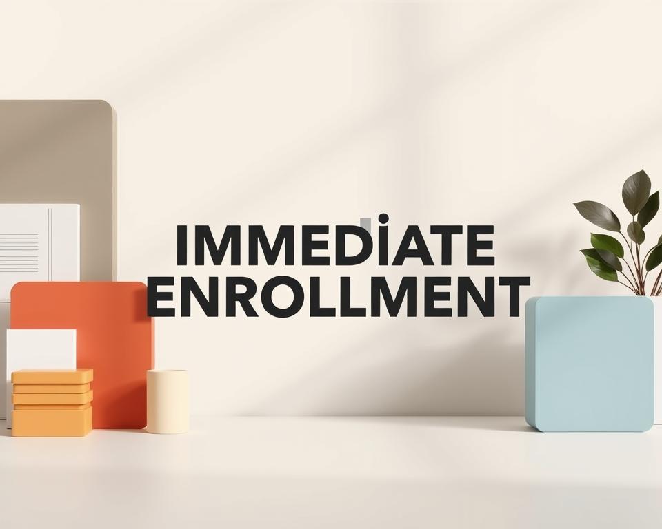 formação com inscrição imediata
