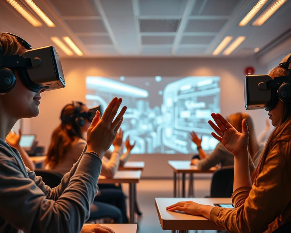 futuro dos cursos com realidade aumentada e virtual