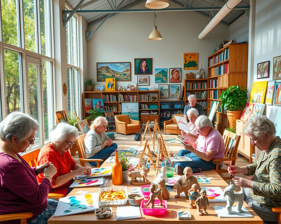 cursos de artes para aposentados