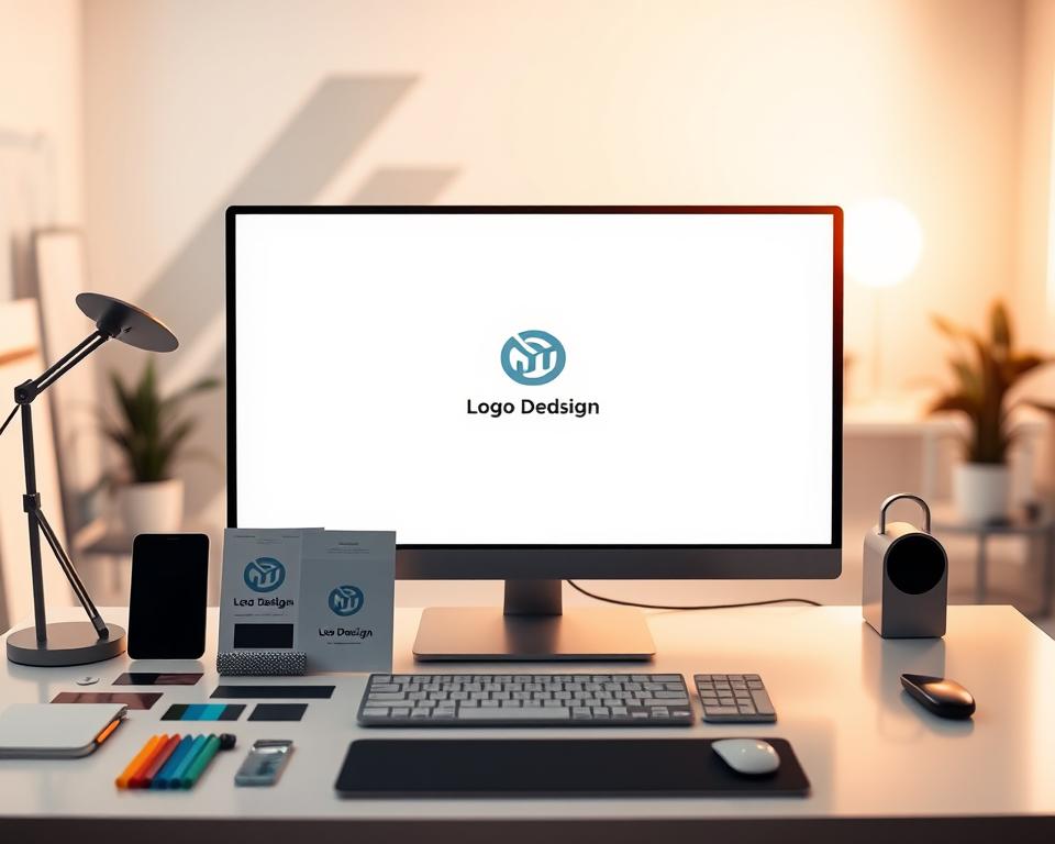 funcionalidades para criação de logotipos
