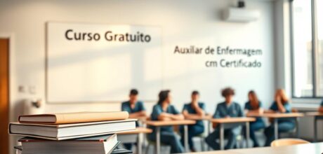 Curso Gratuito Auxiliar de Enfermagem Certificado