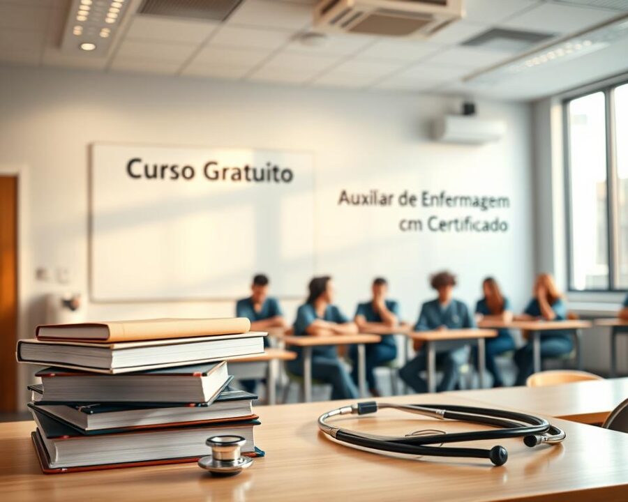 Curso Gratuito Auxiliar de Enfermagem Certificado