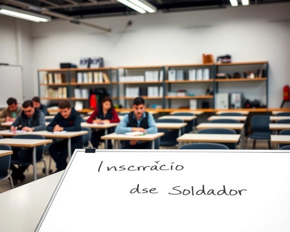 inscrição curso de soldador