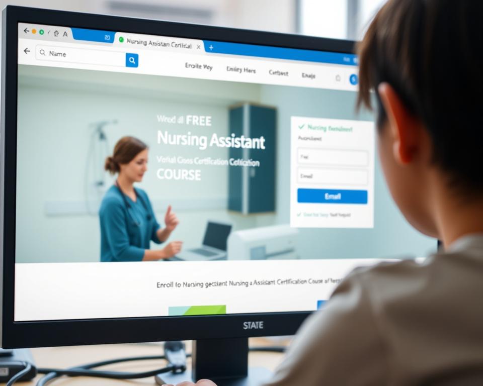 matrícula no curso online gratuito