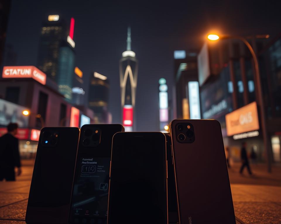 smartphones com melhores câmeras para fotos noturnas