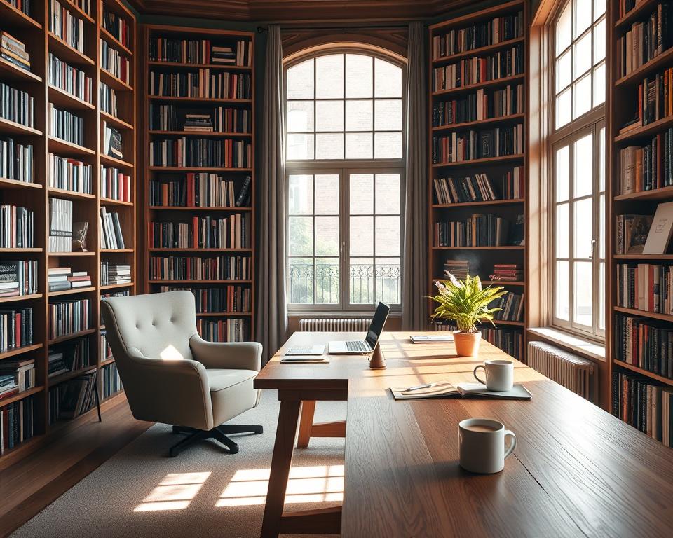 ambiente para estudar e trabalhar