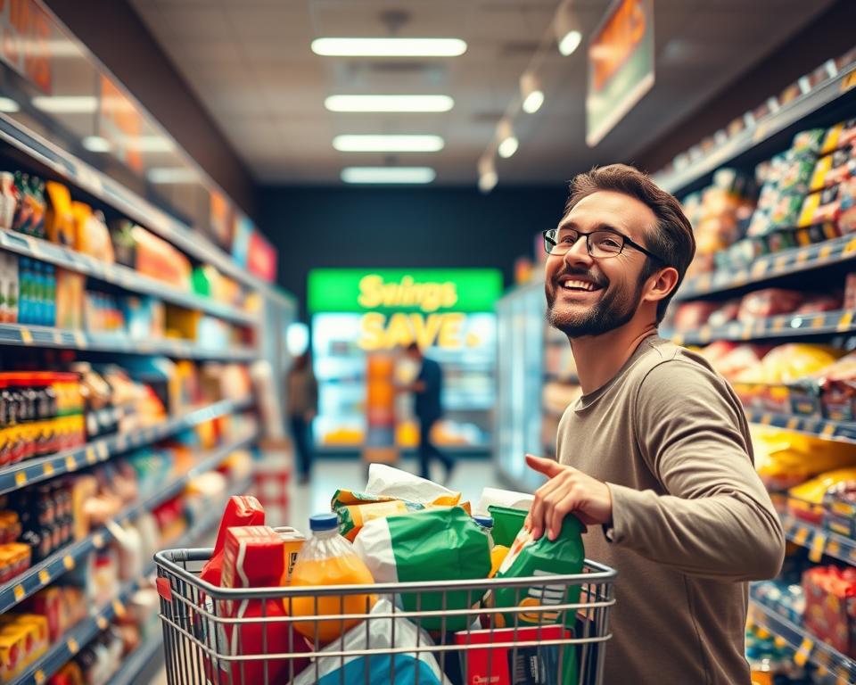 aproveitar promoções no supermercado