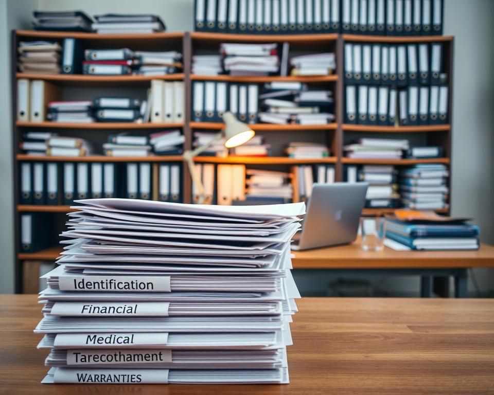 como categorizar documentos pessoais