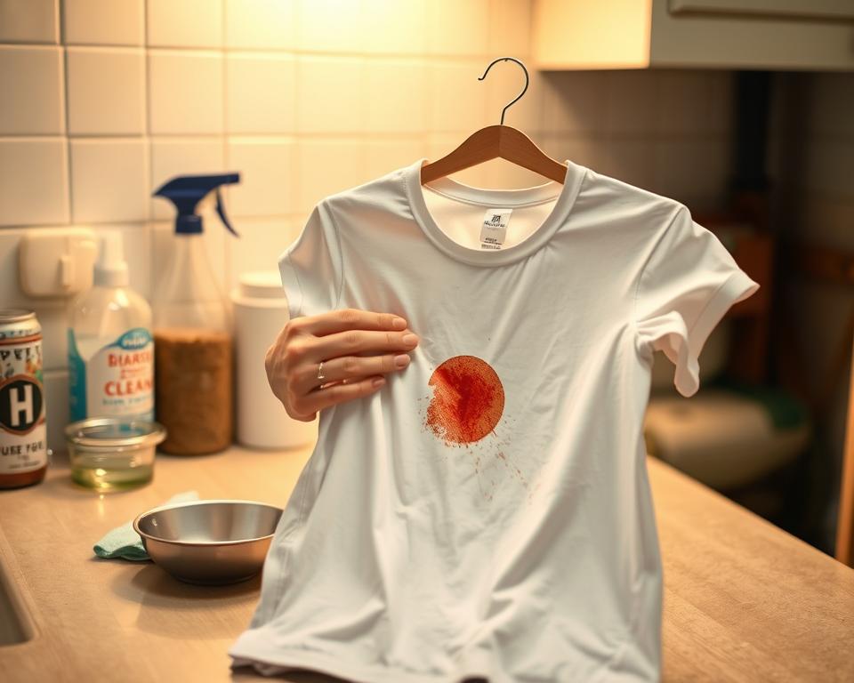 como tirar manchas difíceis de roupas com produtos caseiros