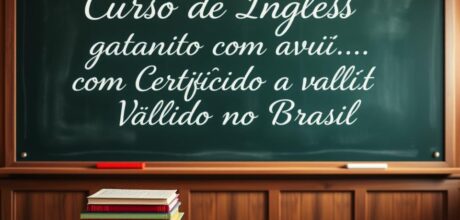 Curso de Inglês Gratuito com Certificado Válido no Brasil
